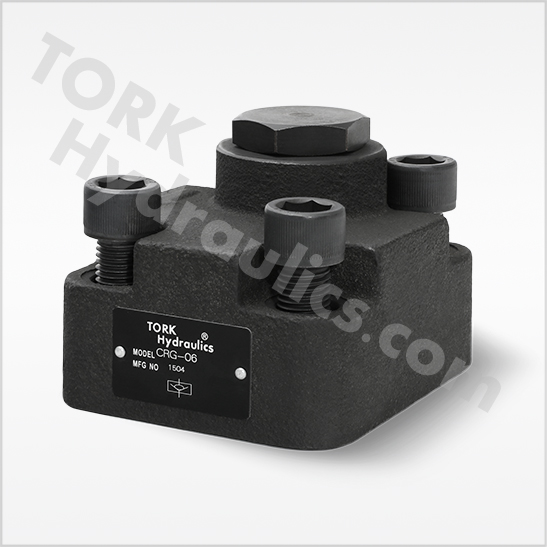 CRG series Orthogonal check valves tork hydraulics